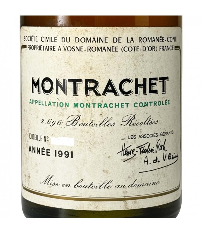 空瓶　DRC  Montrachet DRC, Montrachet - Westgarth Wines